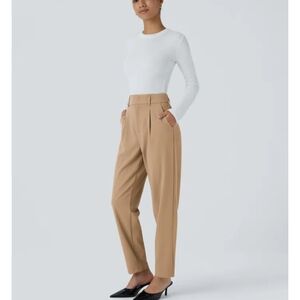 HALARA Tan Ankle Pants